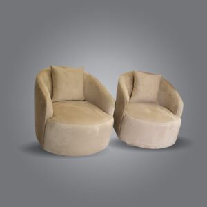 Fauteuil une Place  Marron avec Coussin